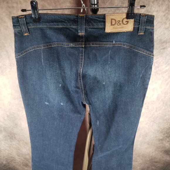 Dolce & Gabbana Dark Denim – Curve-Hugging Must-Have Jeans Size 27×41 - Picture 7 of 11